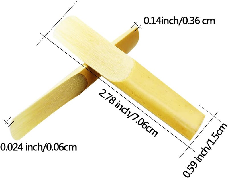 JYsun Alto Saxophone Reeds 30pcs Alto Sax Reeds Reed Strength 2.5 - Image 3
