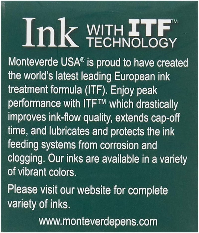 Monteverde Bottle Ink, 90ml, Ruby (G308RU) - Image 2