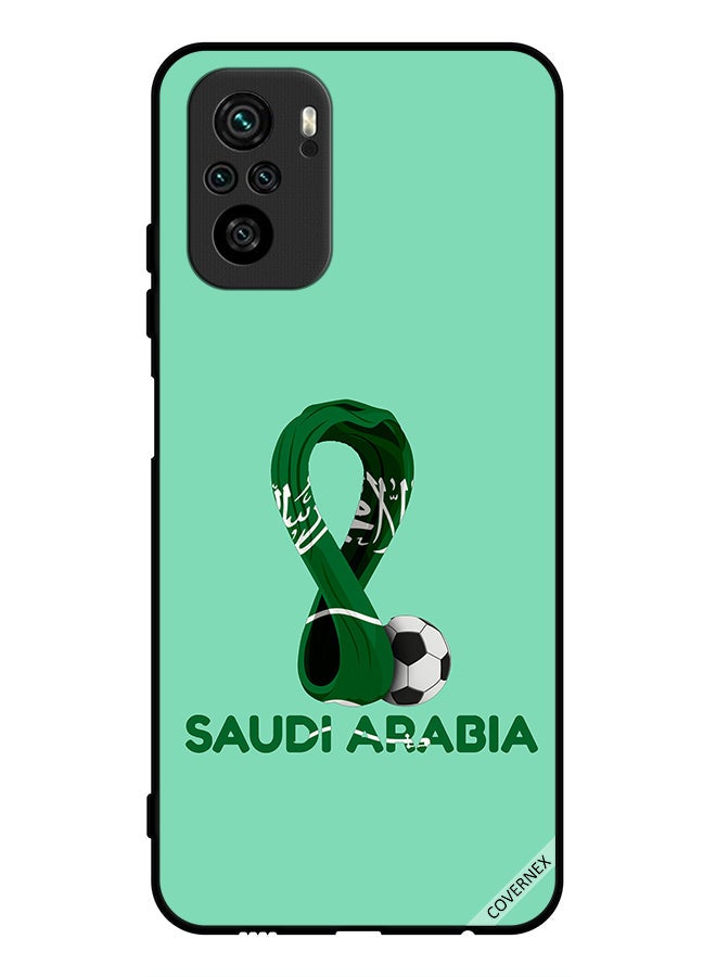 Covernex Protective Case Cover For Poco M5s 4G Flag Of Saudi Arabia On Fifa Wc Qatar - Image 1