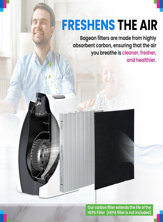 Bagean Activated Carbon Pre Filter 11.70" x 10.30" Compatible with Vornado MD1-0023 Filters - Fits AC350 AC300 AC500 and AC550 Models - Vornado Filter Replacement Removes Odors and Freshen the Air (4) - Image 5