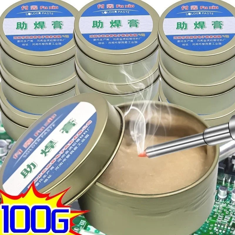 Fuxin Solder Paste Rosin Flux Scaling Powder Low Temperature Soldering Flux Lead-free Soldering Repair Paste for Electronic Component - Image 1