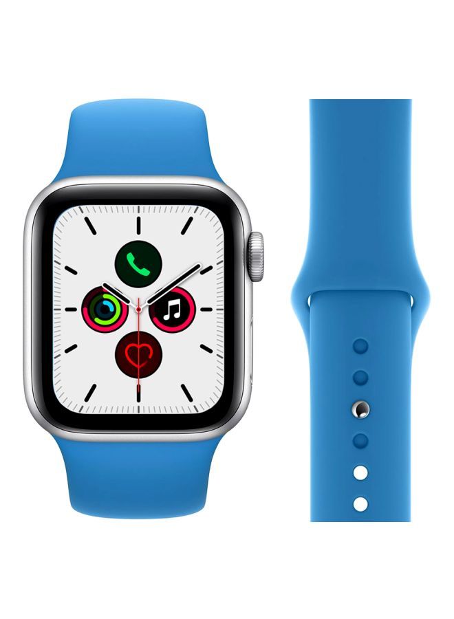 NIBEMINENT Replacement Band For Apple Watch Series 5/4/3/2/1 44/42mm Surf Blue - Image 2