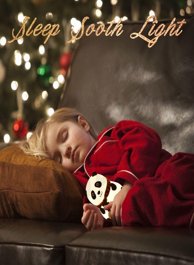 DOZERA Panda Night Lamp for Kids,Soft Silicone Panda Nursery Lights,Room Decoration,Soft Silicone USB Rechargeable 7-Color Changing Table Lamp Gifts for Toddler Children Teenage Girls. - Image 5