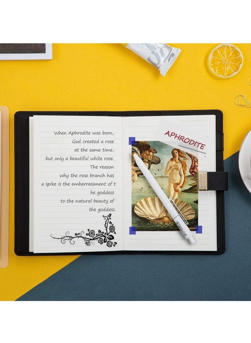 Excefore Lock Diary Leather Locking Journal Writing Notebook Vintage Planner Agenda Personal Black Gift for Girls - Image 3