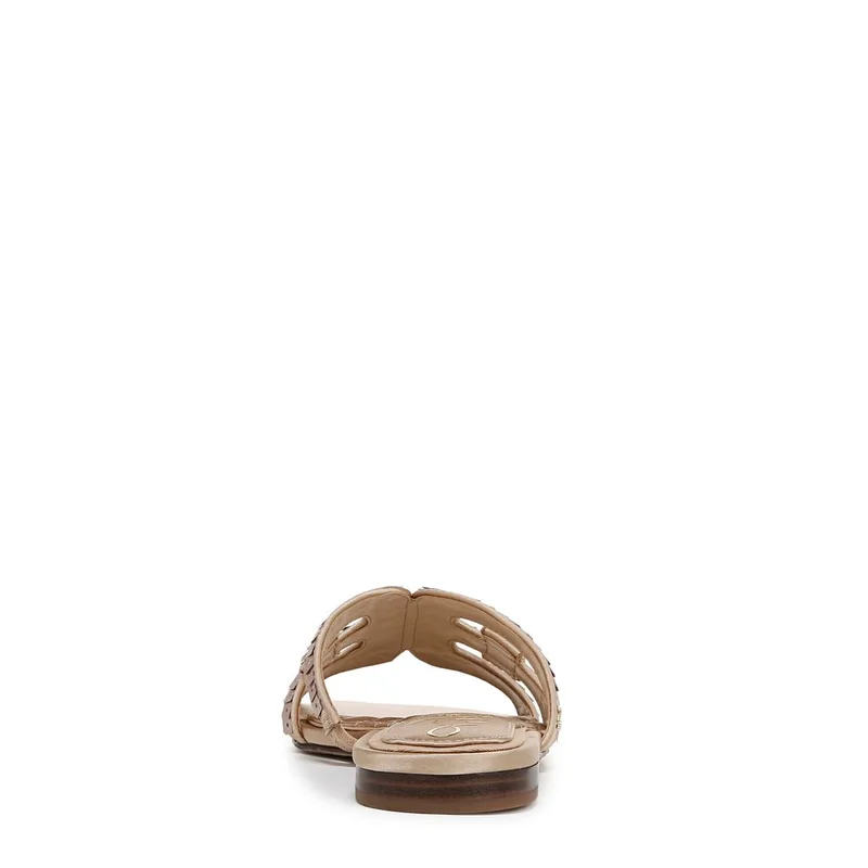 Sam Edelman GOLD Bay Glamour Slide Sandal for Women | Best Price UAE
