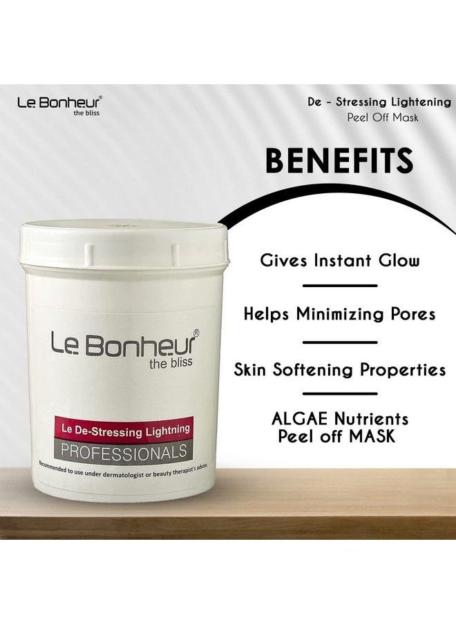Le Bonheur.. Le Bonheur Peel Off Mask De Stressing Lightening ; Men & Women ; Pack Size: 400 Gm  - Image 3