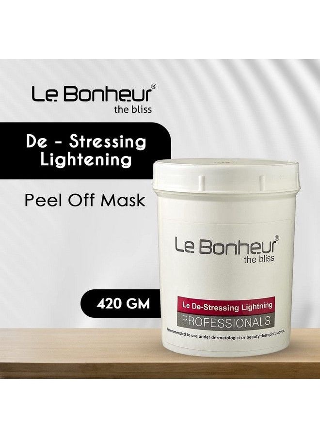 Le Bonheur.. Le Bonheur Peel Off Mask De Stressing Lightening ; Men & Women ; Pack Size: 400 Gm  - Image 4