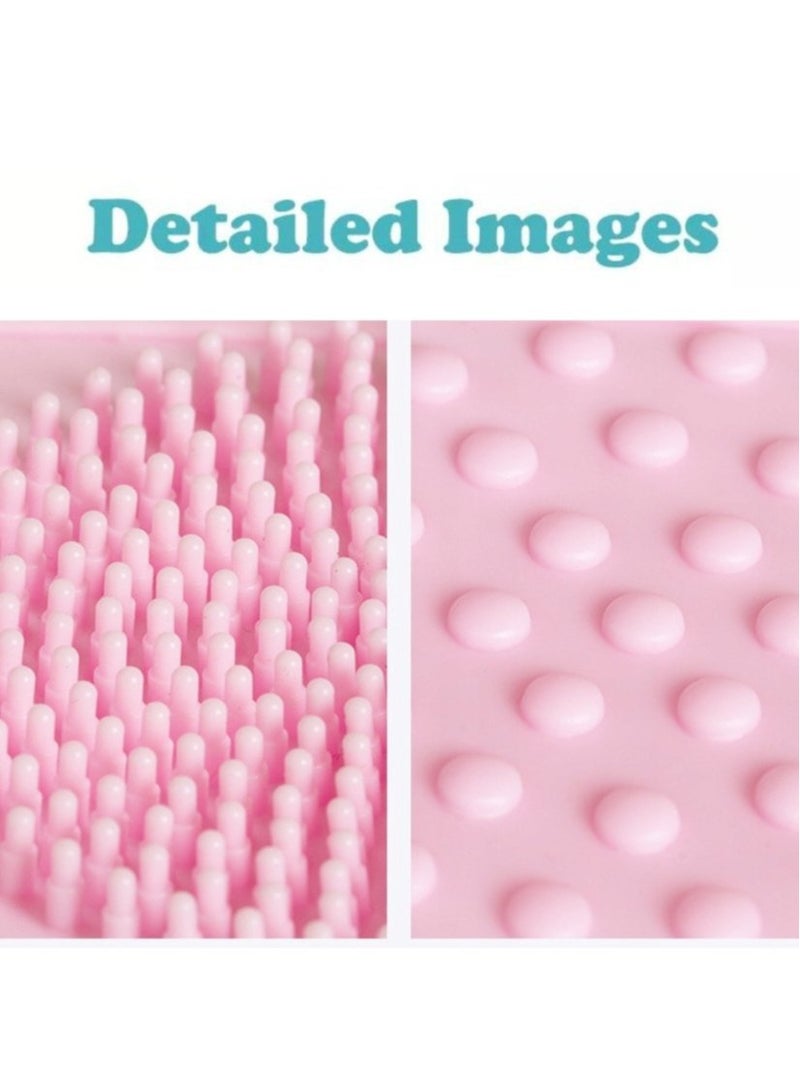 برايم بي جافاودان فرشاة تنظيف الظهر للاستحمام، فرشاة تنظيف الجسم، فرشاة ظهر من السيليكون، فرشاة تقشير الجسم طويلة للغاية مع مقبض، تنظيف عميق وتنشيط البشرة، للرجال والنساء - Image 4