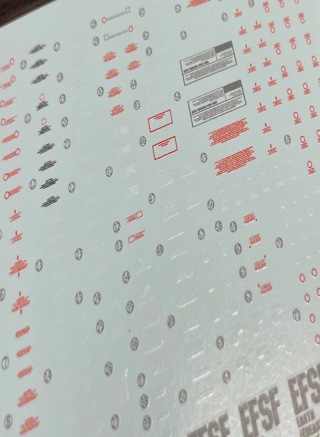 ANSAI Decals Water Sticker Fits MG 1/100 RX 78 2.0 VER 3.0 DIY Modeling Decals - Image 3