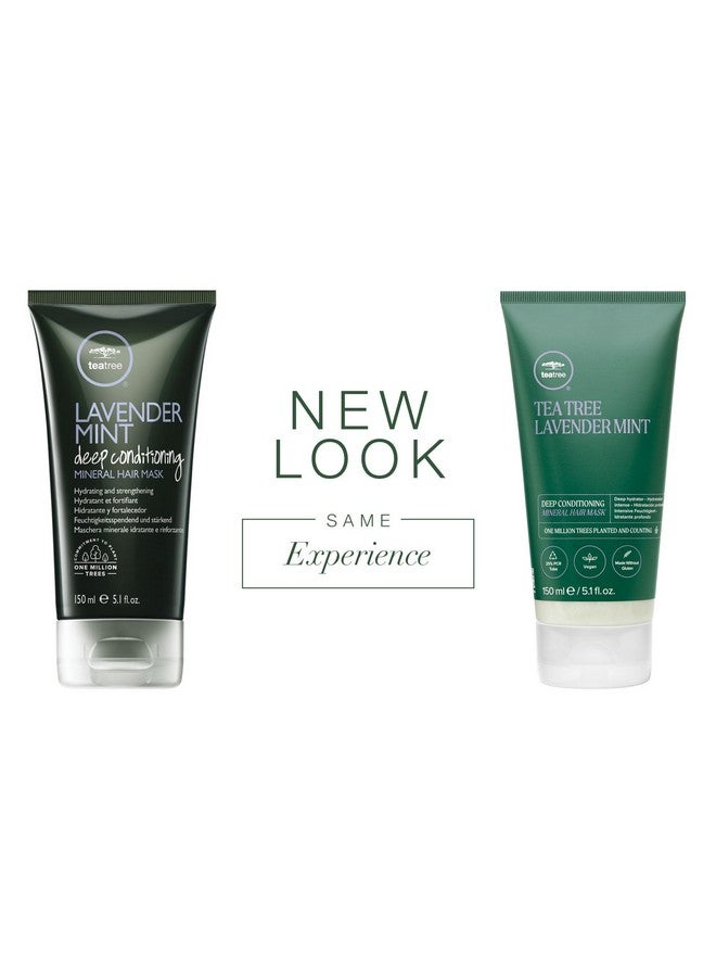 Tea Tree Lavender Mint Deep Conditioning Mineral Hair Mask, Hydrates + Strengthens, For Coarse + Dry Hair, 5.1 fl. oz - Image 2