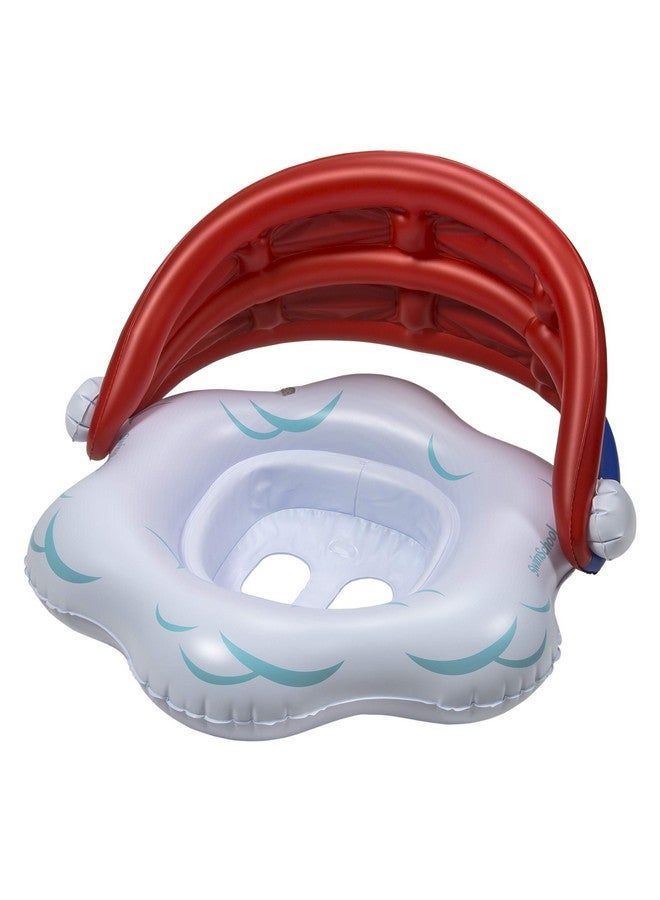 SwimSchool Rainbow Baby’S First Pool Float 6 18 Months Novelty Baby Boat With Adjustable Seat Rainbow - Image 3