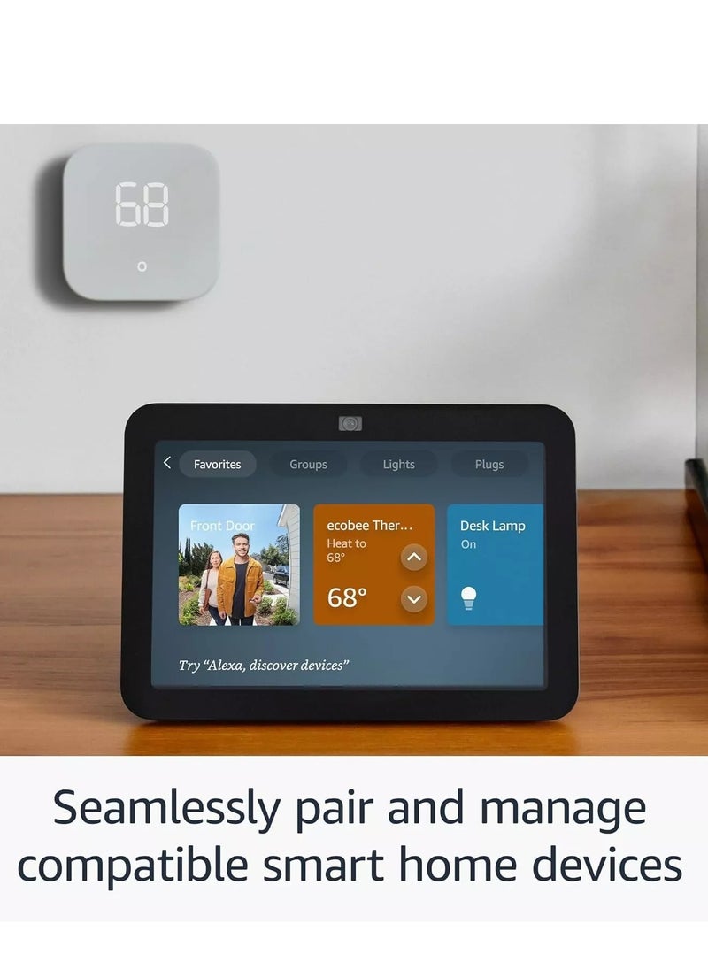 ECHO - Echo Show 8 (3rd Generation 2023 Release) Smart Display Glacier White - Image 1