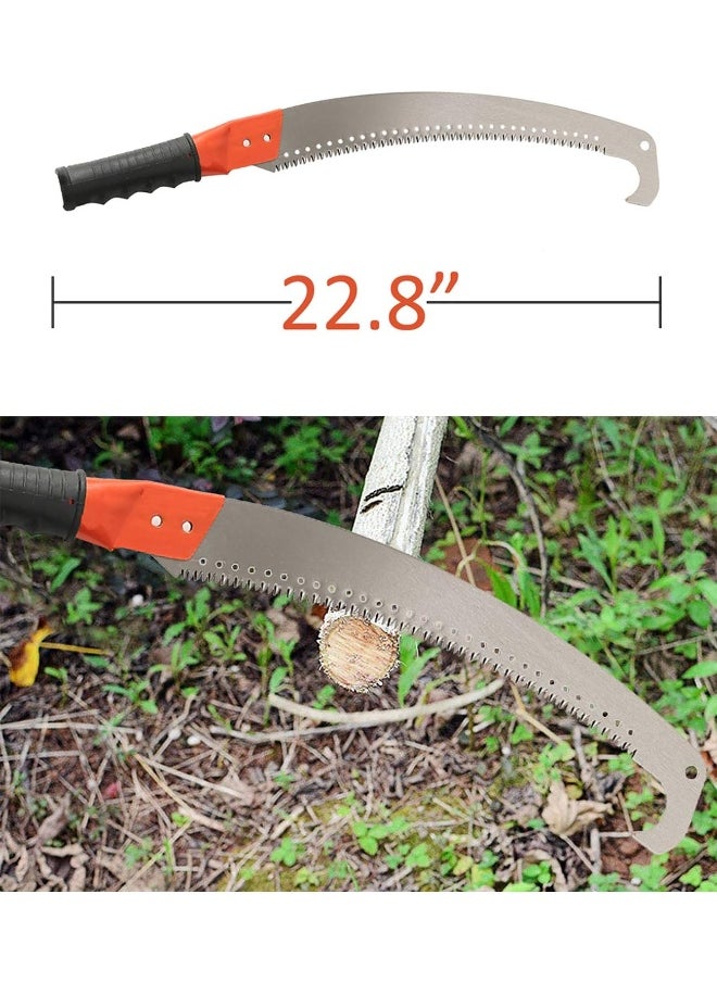 Hosko  11Ft Pole Saw For Tree Trimming, Long Extension Pruning Saw, Blade Tree Trimmer Pole, Manual Pole Cutter For Yard Garden And Patios Trees Branches Cutting - pzsku/Z1C55F485288CB80E5247Z/45/_/1722074711/7f6d4643-0932-4cad-8621-5a4b93441b3d