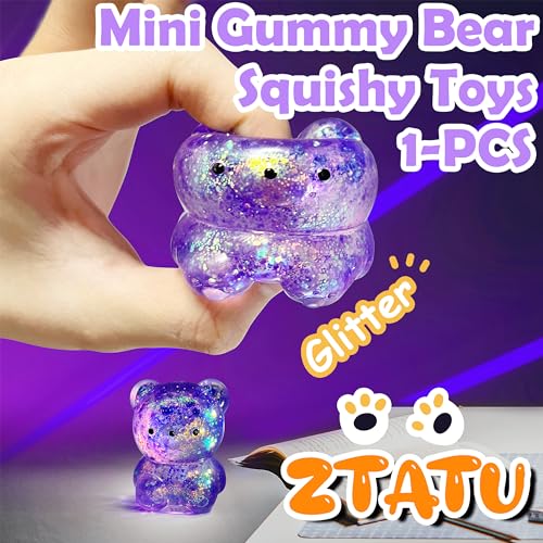 ZTATU ألعاب ضغط دمى دب زتاتو القابلة للضغط للأطفال 1 قطعة كرة سكر قابلة للضغط ألعاب حسية هدايا حفلات للأطفال لعبة ضغط لتخفيف التوتر كرة ضغط حشوات سلة عيد الفصح - Image 5