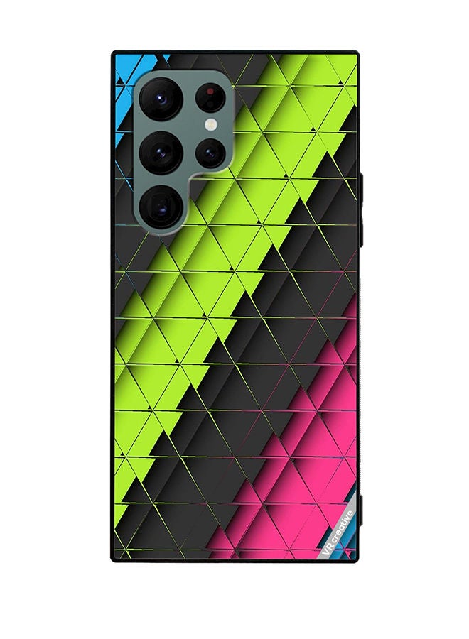 VR CREATIVE Protective Case Cover For Samsung Galaxy S22 Ultra 5G Pattern Design Multicolour - Image 1