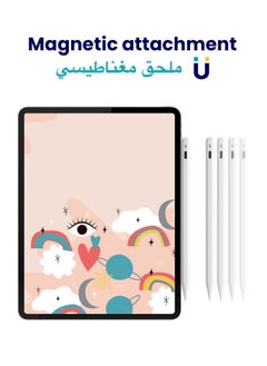 TinyMoose Active Digital Stylus iPad Pen Pencil Pro with Fast Charging For Apple iPad 2018 and Later White  - Image 3