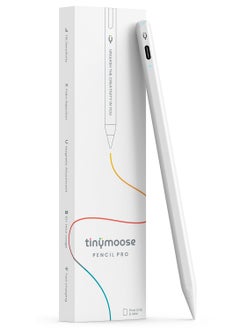TinyMoose Active Digital Stylus iPad Pen Pencil Pro with Fast Charging For Apple iPad 2018 and Later White  - Image 1
