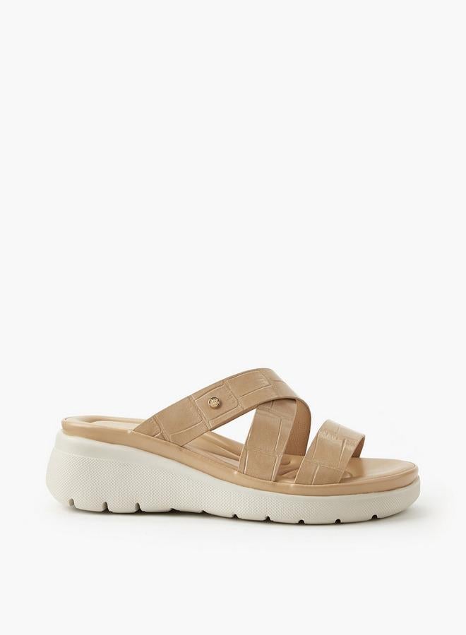Flora Bella By Shoexpress Women Wedge Heel Sandals - Image 1