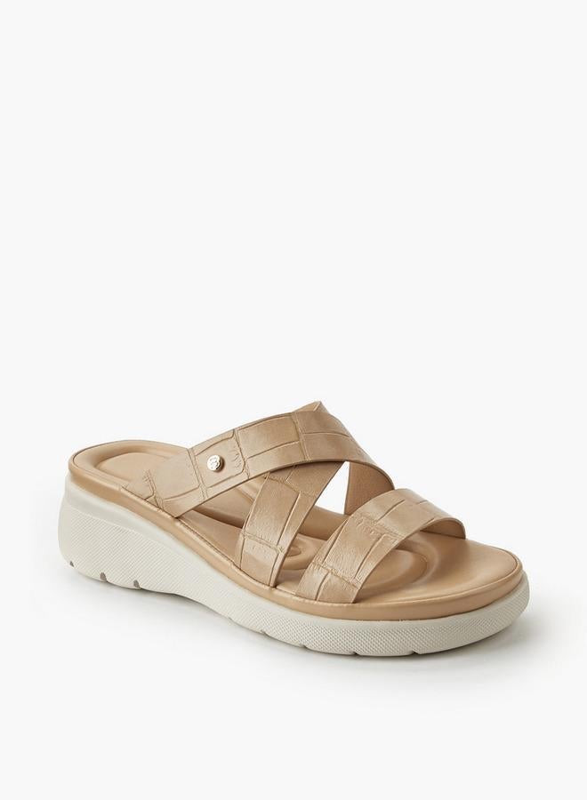 Flora Bella By Shoexpress Women Wedge Heel Sandals - Image 2