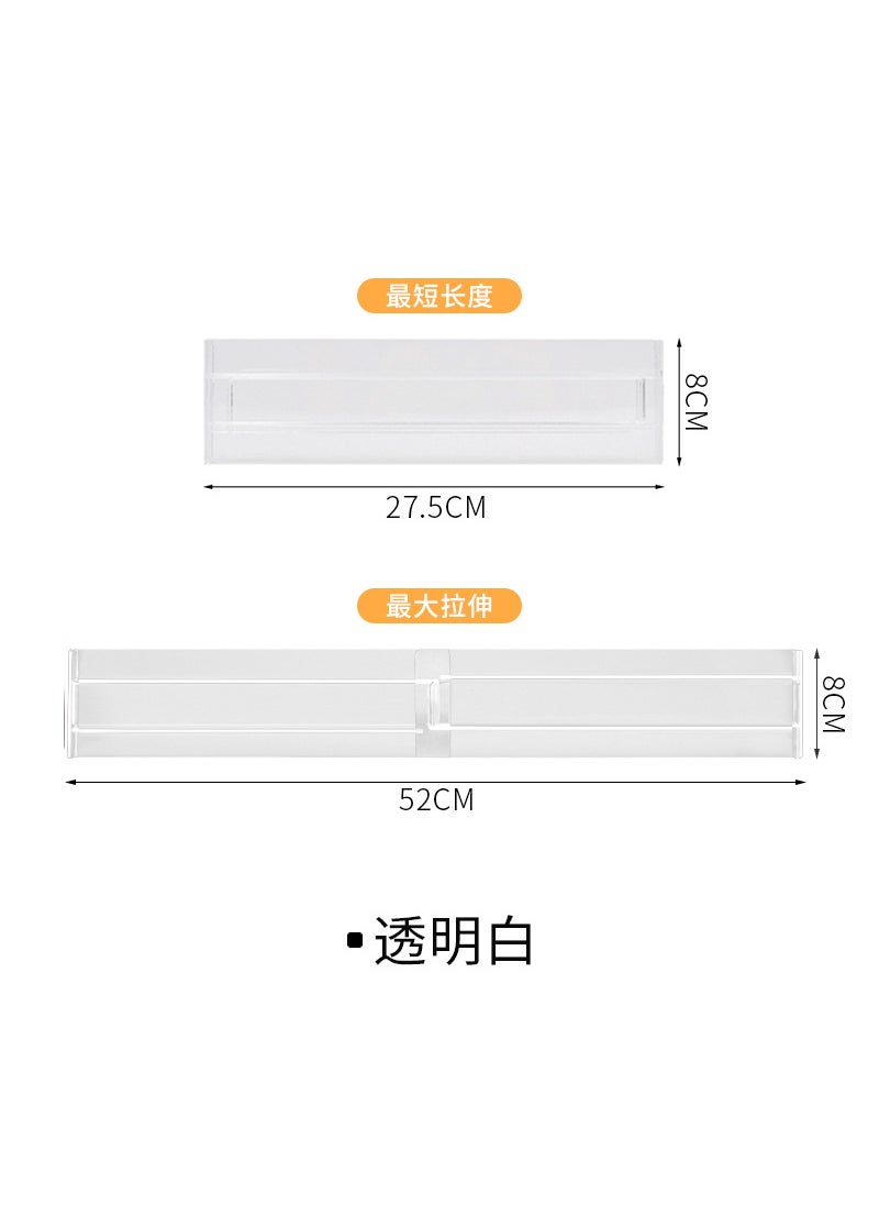 Generic Expandable Drawer Organizer Dividers Grey  - Image 2