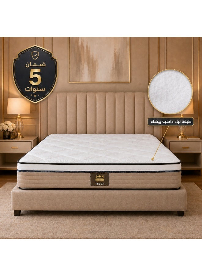 GOLDEN REST import TESL with topper Luxury 27 cm Ultra Foam Mattress with Independent Pocket Springs – Comfortable Support & 5-Year Warranty - Image 1