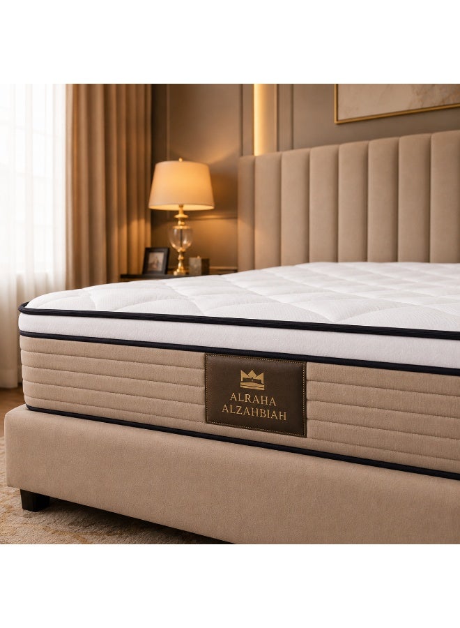 GOLDEN REST import TESL with topper Luxury 27 cm Ultra Foam Mattress with Independent Pocket Springs – Comfortable Support & 5-Year Warranty - Image 2