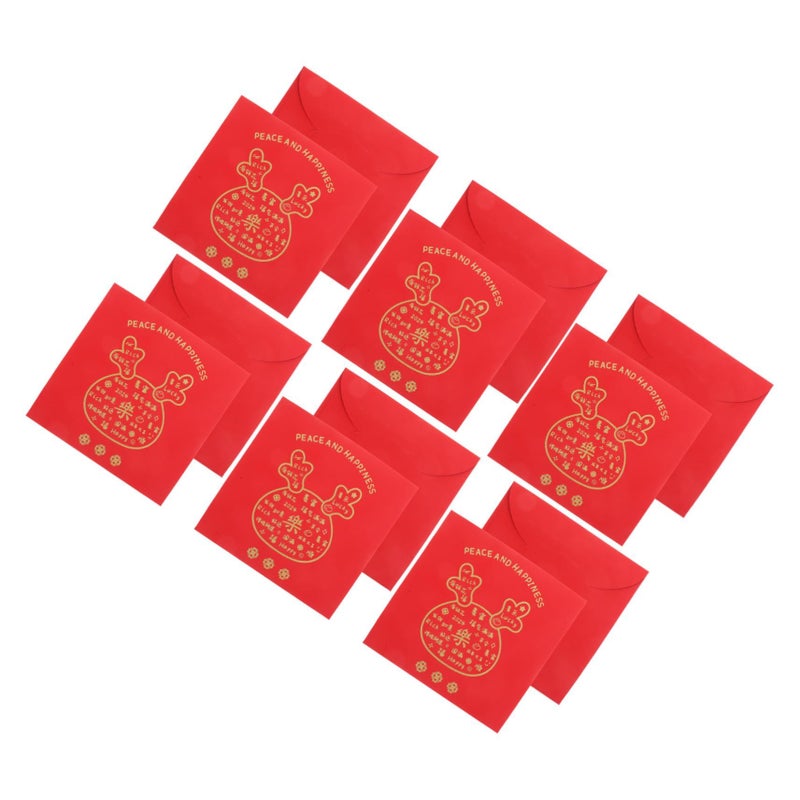 12pcs Red Envelopes Traditional Chinese Money Pockets for Spring Festival Weddings - Image 2