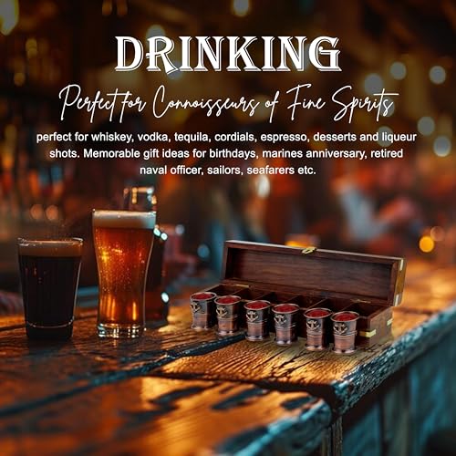 Nagina International 06 Shot Glasses With Rosewood Box - Image 3