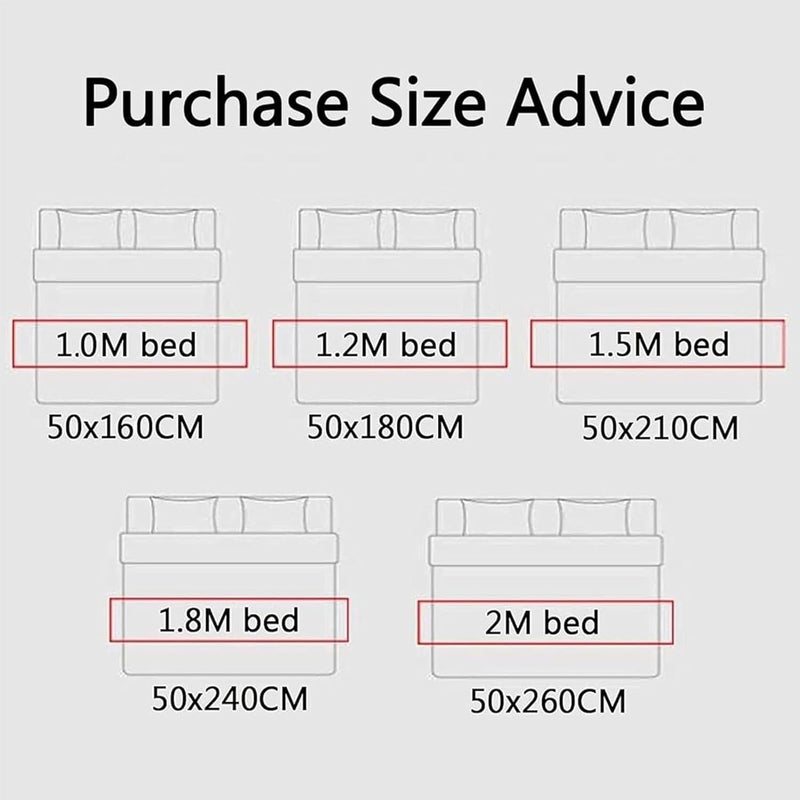 Bed Runners Luxury Hotel Soft No Fading Bed Throw Blanket for Bedroom Home Decor,C-50 * 210cm - Image 2