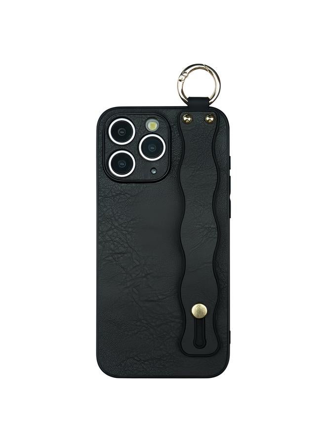 S-TOP Case For iPhone 11 Pro Wavy Wristband Bracket TPU Phone Case - Image 1