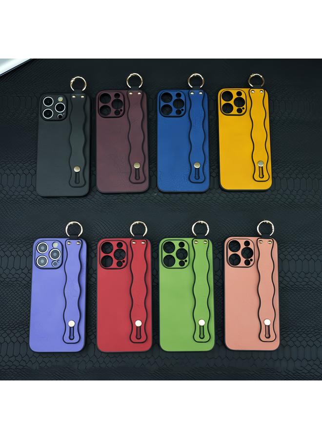 S-TOP Case For iPhone 11 Pro Wavy Wristband Bracket TPU Phone Case - Image 2