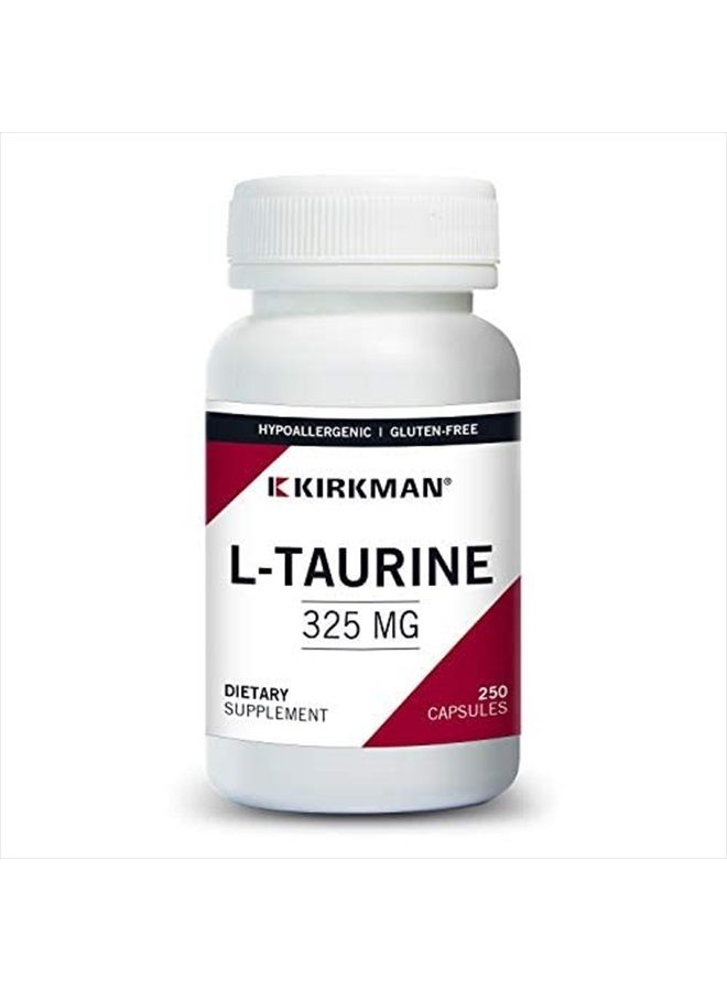Kirkman L-Taurine 325 mg Capsules - Hypo - 250 ct. - Image 1