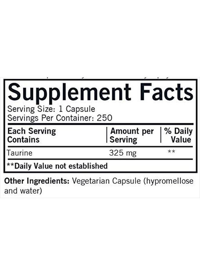 L-Taurine 325 mg Capsules - Hypo - 250 ct. - pzsku/Z1C566DE791982F1260FCZ/45/_/1681609425/f6cc43c2-dd06-4885-bd6b-3f75ed48b09e