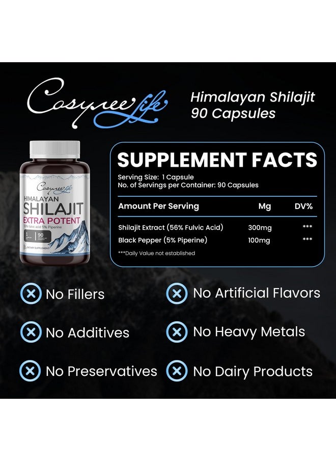 cosynee Shilajit Himalayan Capsules Made with Pure and Organic Shilajit Powder | Nature Source of 56% Fulvic Acid and 5% Piperine | Energy Support | 90 Capsules - pzsku/Z1C5670682EC1232D156BZ/45/_/1740202517/a65780c2-5bc1-4af5-90ac-8f83dc1e9bab