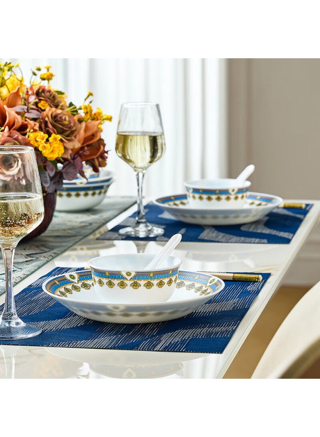 Corelle New Corning White Jade Glass Dinnerware Set Aegean 20-piece Set - Image 3