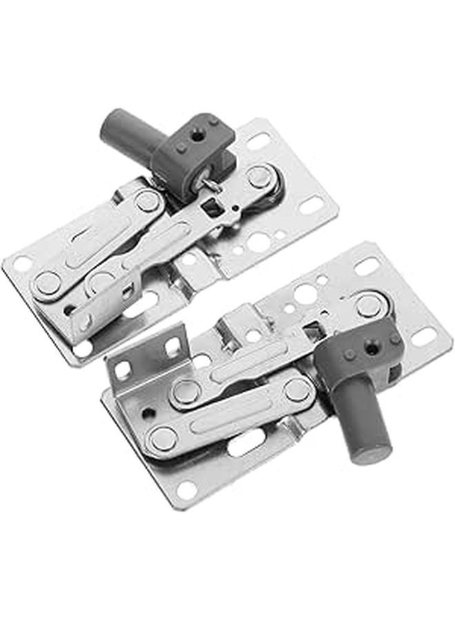 Soft Close Cabinet Hinges 45 Degree Tip Out Tray Spring Hardware For Kitchen Storage Furniture Door Pair - Image 1