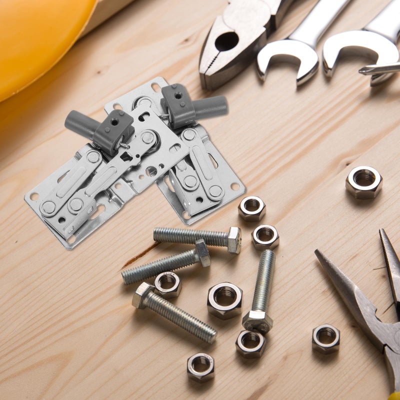 Soft Close Cabinet Hinges 45 Degree Tip Out Tray Spring Hardware For Kitchen Storage Furniture Door Pair - Image 5