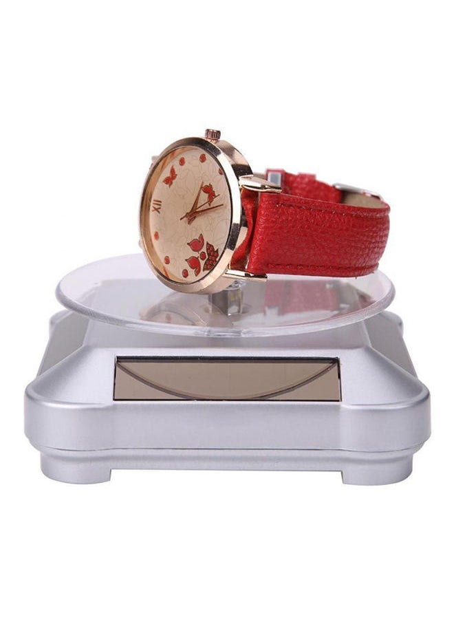 NIBEMINENT - Solar Power Rotating Jewelry And Watch Display - Image 1