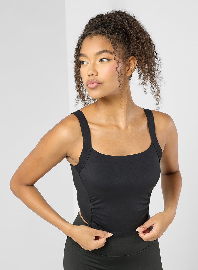 FRWD Square Neck Ruched Training Vest  - Image 1