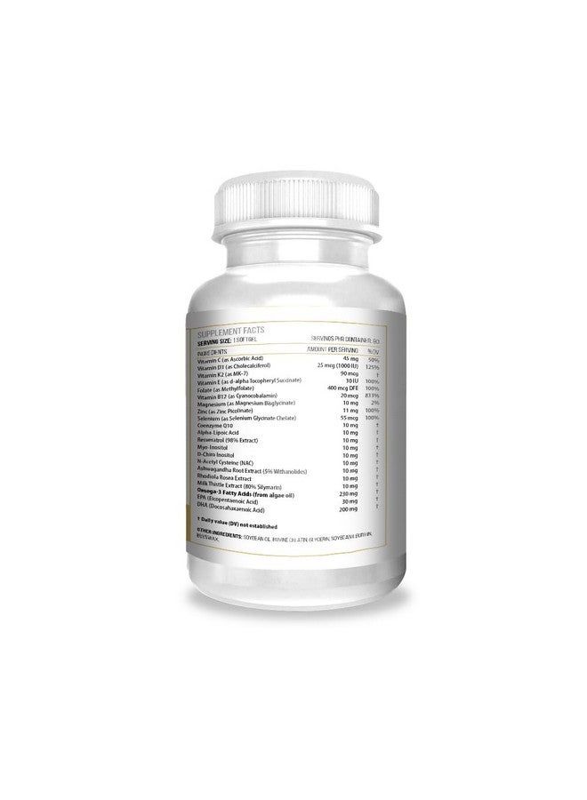 ACTIF IVF Complete Support with 15+ Advanced Factors for Egg Quality and Ovulation - Non-GMO, Fast-Acting, Made in USA, 90 Count - Image 3