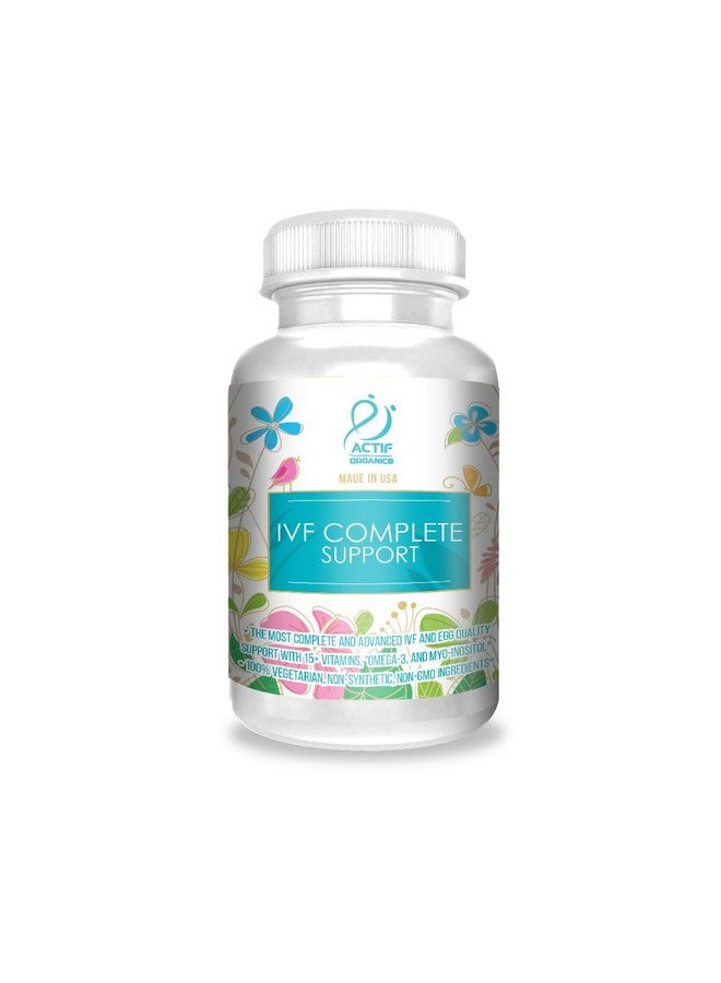 ACTIF IVF Complete Support with 15+ Advanced Factors for Egg Quality and Ovulation - Non-GMO, Fast-Acting, Made in USA, 90 Count - Image 1