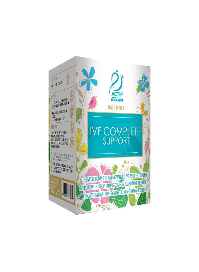 ACTIF IVF Complete Support with 15+ Advanced Factors for Egg Quality and Ovulation - Non-GMO, Fast-Acting, Made in USA, 90 Count - Image 5