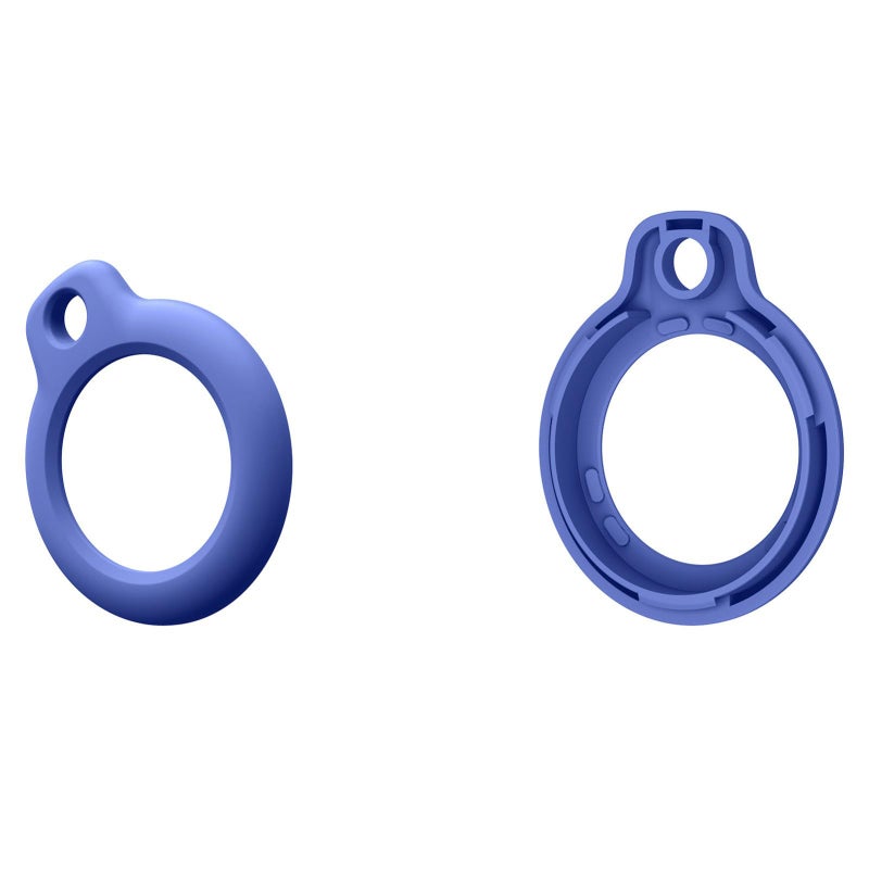 Gray Shockproof Protective Cover with Keychain for Trackers Backpacks Not Slip Grip - Image 5