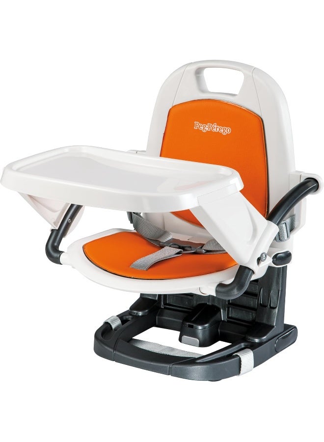 Peg Perego Rialto - Booster Seat - Suitable for Children 6 Months and up - Made in Italy - Arancia (Orange) - Image 1