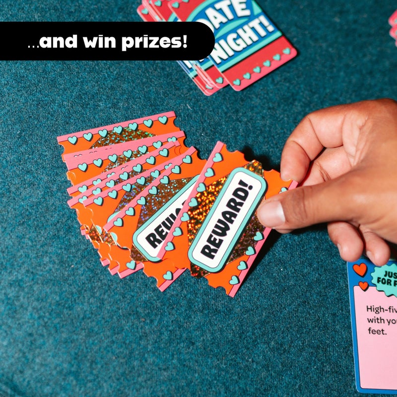 DSS Games Date Night! [The Game] | from The Makers of The Couples Game, Stay At Home Date Night Ideas, Win Reward Tickets, Fun Gift for Couples, Him & Her, 2 Players - Image 3