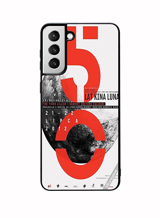 VR CREATIVE Protective Case Cover For Samsung Galaxy S22 Plus 5G 50 Kina Luna Design Multicolour - Image 1