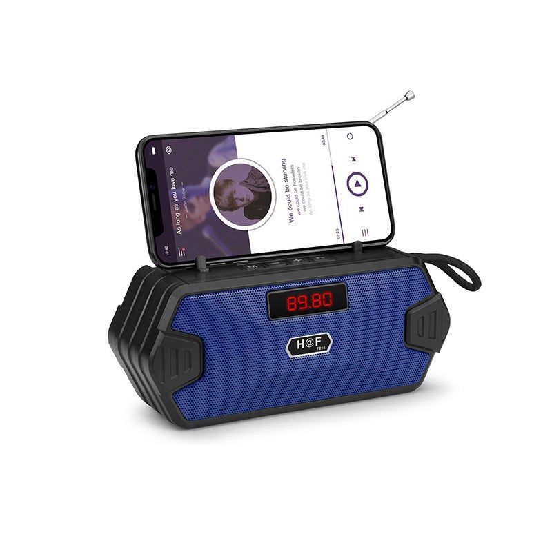 New Outdoor Antenna Radio Bluetooth Speaker Portable Home Mobile Phone Holder Subwoofer Small Speaker - Image 1