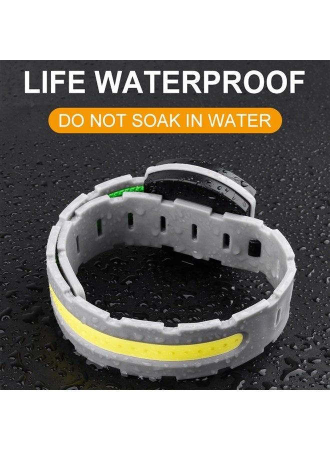 سمارتكس سوار ذراع LED عالي الوضوح وقابل لإعادة الشحن، مزود بإضاءة عاكسة للضوء، مثالي للعدائين، وملابس رياضية عاكسة، وحزام أمان ليلي مضيء عالي الوضوح للجري وركوب الدراجات والمشي الليلي مع الكلاب. - Image 5