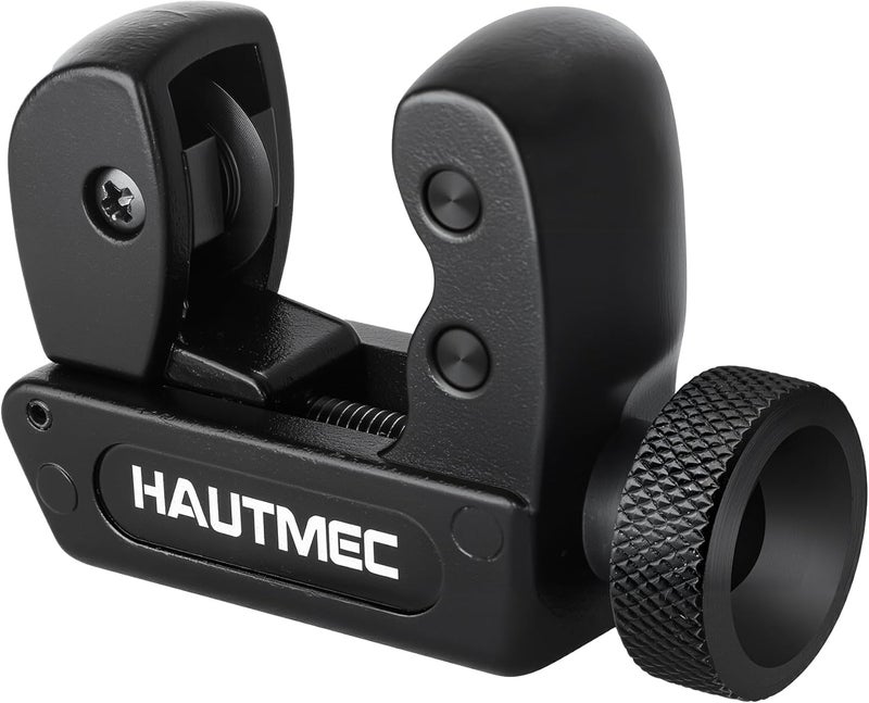 HAUTMEC Copper Pipe Cutter Tool 1/8" to 1-1/8" OD (3-30mm), Mini Copper Tubing Cutter Tool for PVC, Copper, Aluminum, and Thin Stainless Steel Tube HT0133-TC - Image 1