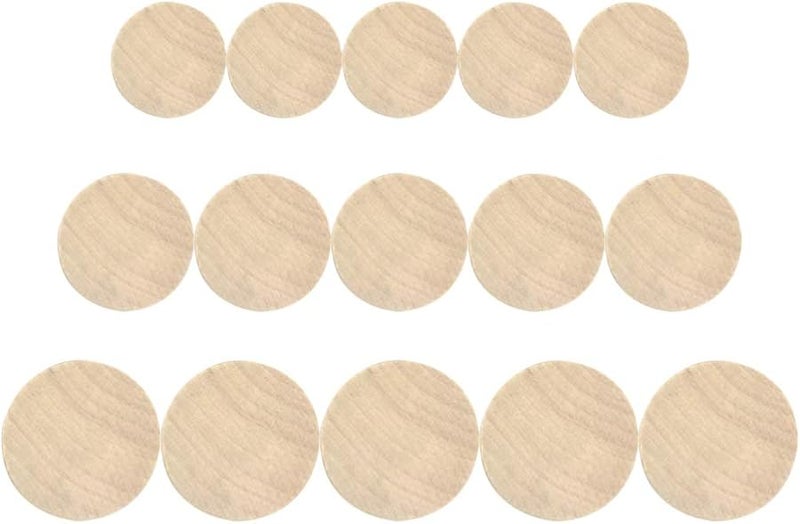 EXCEART 15 Pcs Mixed Size DIY Wooden Stamp Base Set for Scrapbooking Engraving Patterns - Image 2